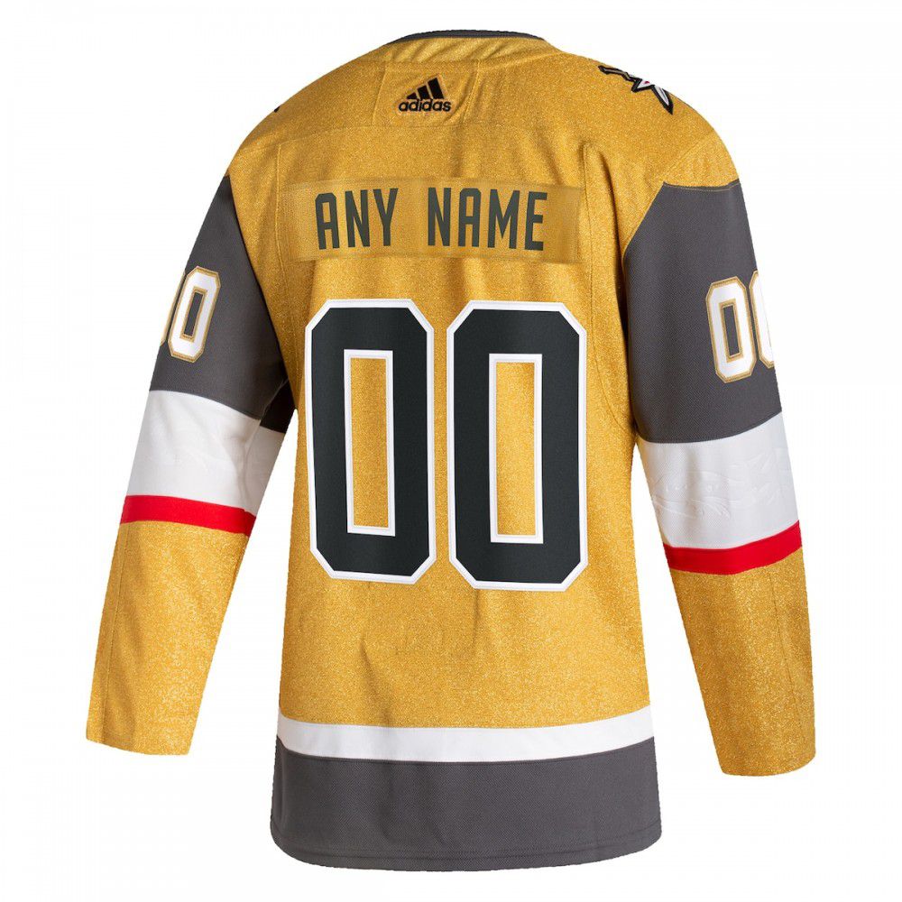 Vegas Golden Knights adidas 2020/21 Alternate Authentic Custom Jersey - Gold-Pro Kit Vault | Brand New 26/27 Sports Jerseys